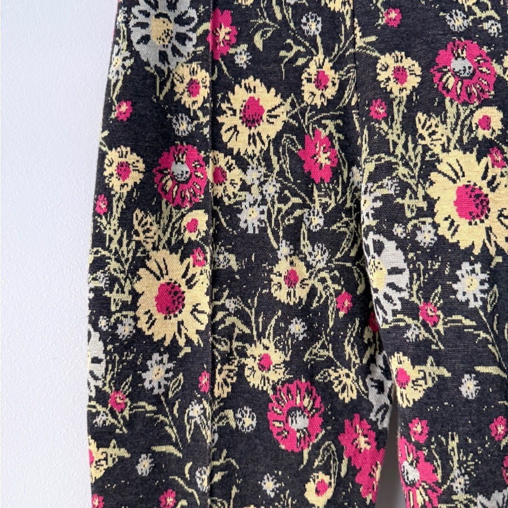 Free People Floral Knit Ponte Skinny Pants 6 - Picture 12 of 12